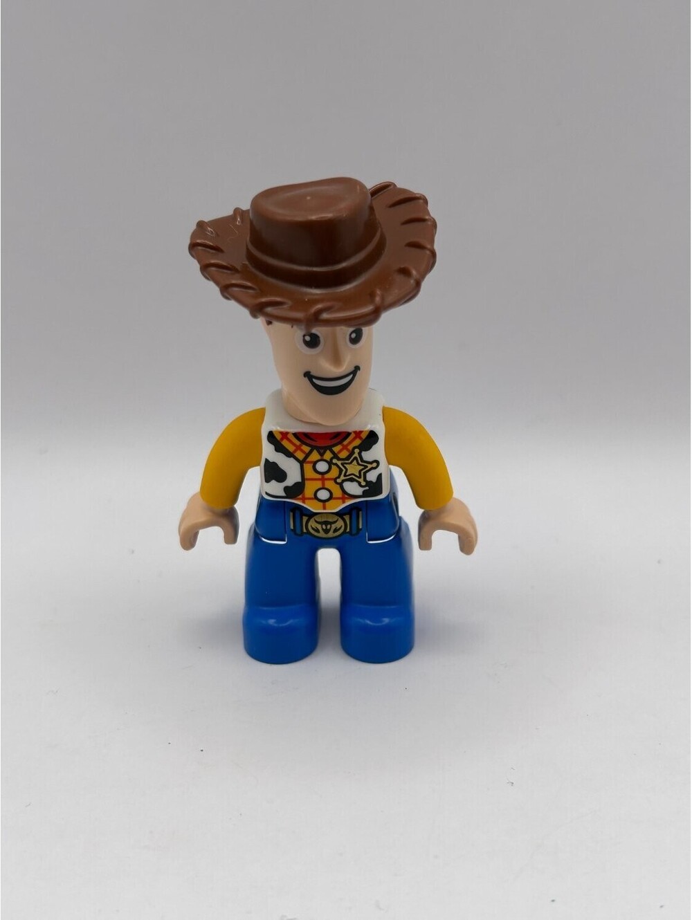 LEGO Duplo Disney Pixar Toy Story Sheriff Woody Figure Cowboy Hat Loose Used